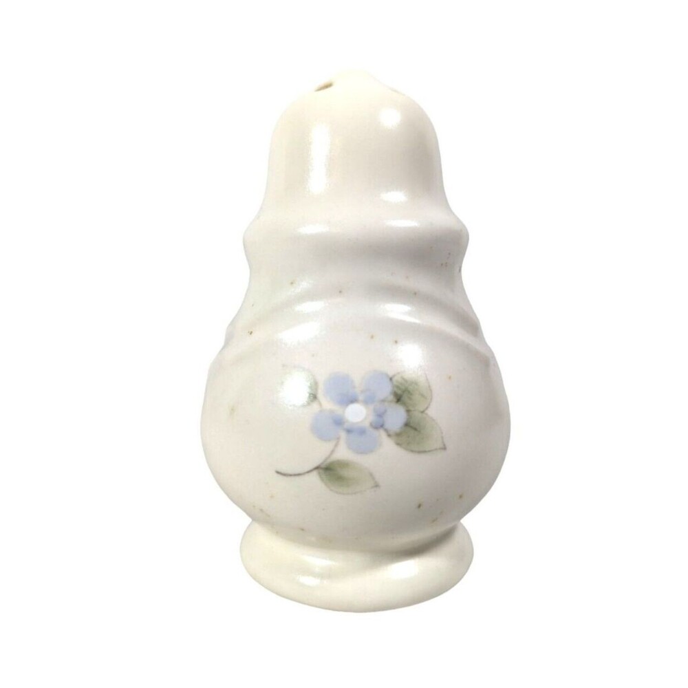 Pfaltzgraff Tea Rose Salt Shaker Stoneware Vintage Serving Piece No Stopper